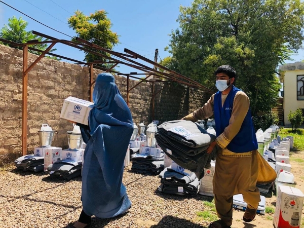 UNHCR’s emergency program provides lifesaving assistance to people displaced due to conflict in Afghanistan. — courtesy UNHCR