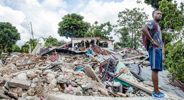 The community of Les Cayes was destroyed when a 7.2-magnitude earthquake struck Haiti. — courtesy WFP/Marianela González