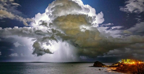 Clouds form above the ocean in Port Macquarie, Australia. — courtesy WMO/Will Eades