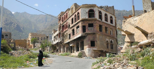 The Faj Attan neighborhood in Yemen is regularly hit by airstrikes. Most of the population has left. — courtesy UNOCHA/Charlotte Cans