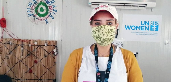 Hadeel Al-Zoubi is a Senior Camp Assistant for UN Women working in Za’atari and Azraq camps for displaced people in Jordan. — courtesy UN Women