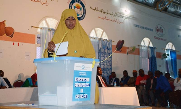 The UN Deputy Secretary-General Amina Mohammed (foreground right) meets women leaders in Mogadishu, Somalia. — courtesy UNSOM