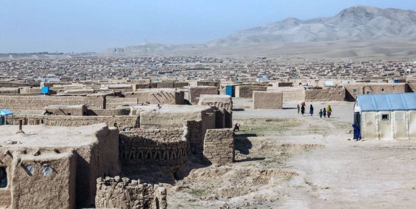 Upwards of 30,000 people live in this displacement site on the outskirts of Herat. — courtesy IOM