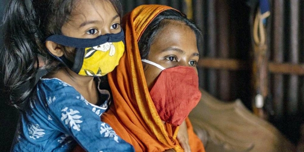 A domestic worker from the Kalayanpur Slum in Bangladesh who lost her job due to the COVID-19 crisis. — courtesy WFP/Sayed Asif Mahmud