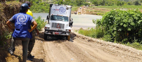 Essential infrastructure including roads and bridges were destroyed by the August earthquake. — courtesy IOM/Monica Chiriac