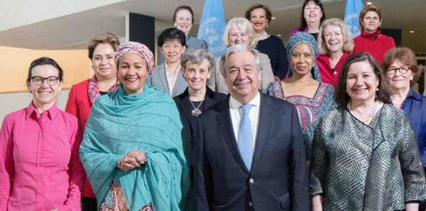 UN News' Assumpta Massoi interviews Secretary General António Guterres. — courtesy UN News/Leah Mushi