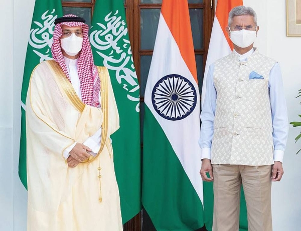 Foreign Minister Prince Faisal Bin Farhan held an official talk session on Sunday with Indian Minister of External Affairs S. Jaishankar in New Delhi, during his official visit to India Sunday.