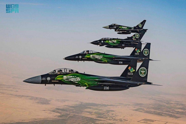 Spectacular air show marks beginning of National Day celebrations in Jeddah, Taif