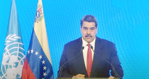 

President Nicolás Maduro Moros of Venezuela addresses the general debate of the UN General Assembly’s 76th session. — courtesy UNTV screen grab