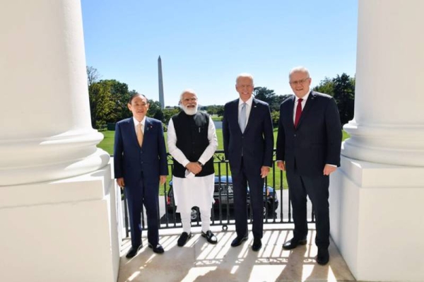 President Joe Biden hosted the Quad Group leaders Indian Premier Narendra Modi, Australian Prime Minister Scott Morrison and Japan Prime Minister Yoshihide Suga at the White House on Friday.