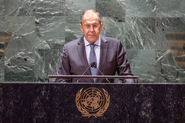 
Sergey V. Lavrov, Minister for Foreign Affairs of the Russian Federation, addresses the general debate of the UN General Assembly’s 76th session. — courtesy UN Photo/Cia Pak
