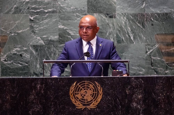 UN General Assembly President Abdulla Shahid addresses the closing of general debate of the UN General Assembly’s 76th session. — courtesy UN Photo/Cia Pak