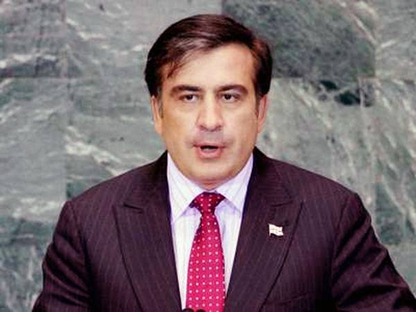 File photo of former Georgia president Mikheil Saakashvili.