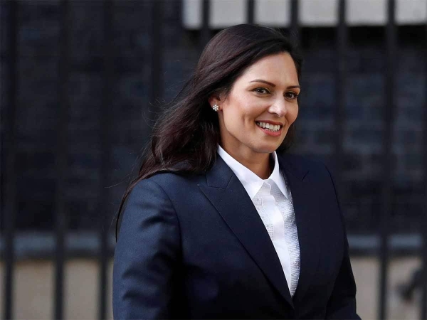 File photo of Britain's Home Secretary Priti Patel.