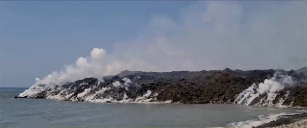Three weeks since its eruption upended the lives of thousands, the volcano on Spain’s La Palma island is still spewing out endless streams of lava with no signs of ceasing.
