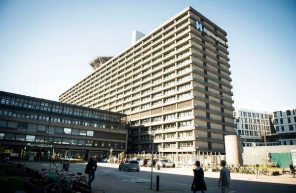 Rigshospitalet (Copenhagen University Hospital), one of largest hospitals in Denmark.