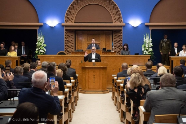 Alar Karis sworn in as president of Estonia