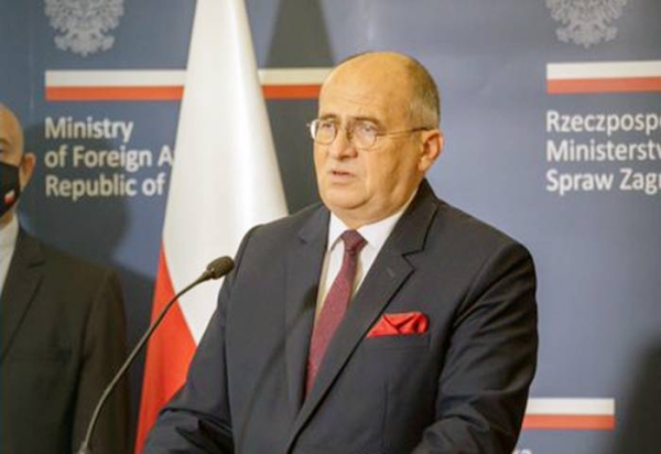 Polish Foreign Minister Zbigniew Rau in this file photo.