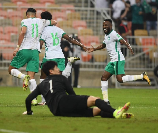 Sami’s brace seals Saudi Arabia on 4th winning streak in World Cup qualifier