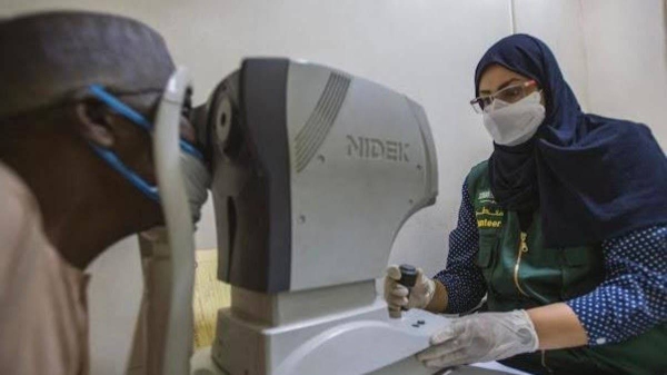 Young Saudi optometrist Nouf Al-Balawi is just excited over getting an opportunity to offer altruist voluntary services for the poor people in Nigeria. (Photo: Al-Arabiya)