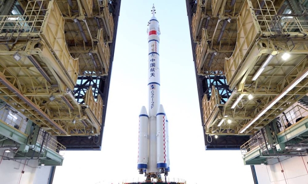 China's manned space mission has reached the Tiangong (Heavenly Palace) space station, which is currently under construction. 