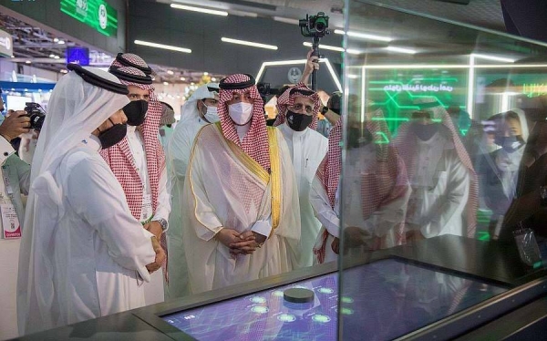 The Ministry of Interior Undersecretary and Head of Supervisory Committee of the ministry's pavilion at GITEX Eng. Abdullah Al-Rabiah inaugurated Sunday the Ministry of Interior's platform participating in 2021 GITEX , which is being held in Dubai between Oct. 17 and 21.