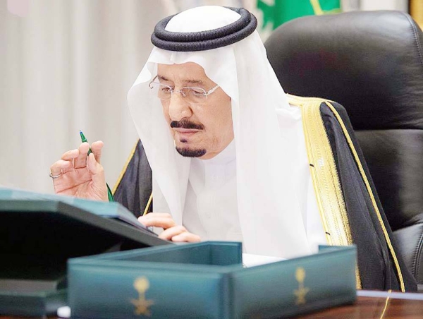 The Custodian of the Two Holy Mosques King Salman, Prime Minister, chaired the Cabinet's virtual session Tuesday and briefed the Cabinet on the content of the letter received from Oman Sultan Haitham Bin Tariq.