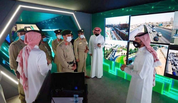 Dubai Police Lt. Gen. Al-Marri was received by the Undersecretary of the Saudi Ministry of Interior for Security Capabilities Eng. Abdullah Al-Rabiah. He was briefed on the unified platform that combines all the ministry's security and services agencies.