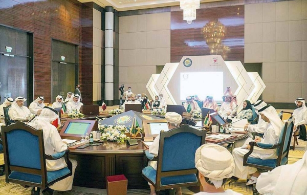 A group photo of GCC ministers at the 48th meeting of the Gulf Cooperation Council (GCC) Industrial Cooperation Committee in Manama Wednesday.