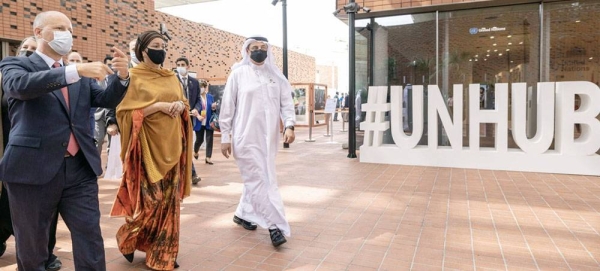 Deputy Secretary-General Amina Mohammed visits the UN Hub of the Dubai 2020 Expo in the United Arab Emirates (UAE). — courtesy Dubai 2020 Expo