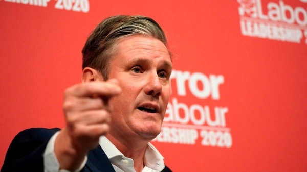 UK Labour leader Sir Keir Starmer asked the government to update the law and rapidly set up exclusion zones around school gates.