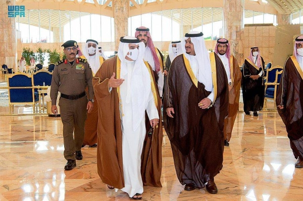 The Kuwaiti Crown Prince Sheikh Mishal Al-Ahmad Al-Jaber Al-Sabah