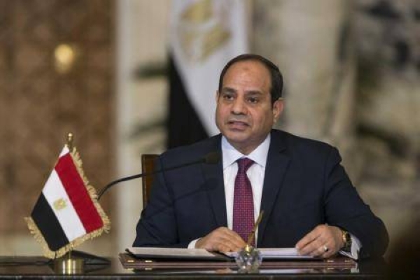 File photo of Egypt's President Abdel-Fattah El-Sisi .