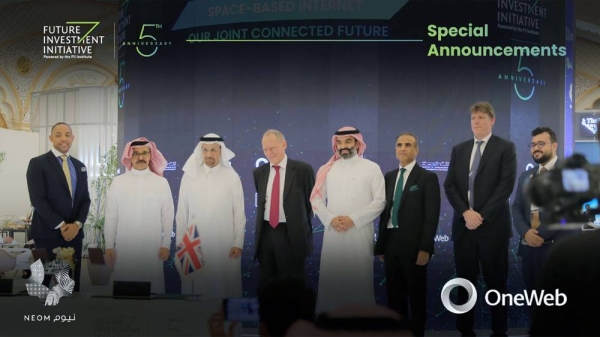 Eng. Abdullah Bin Amer Al-Sawaha announced a pioneering partnership between NEOM and OneWeb company worth $200 million.