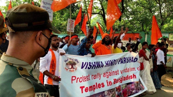 Muslim properties have been targeted in the recent violence in Tripura.