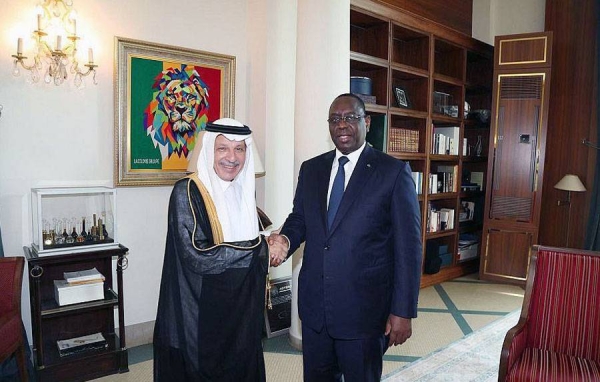 Republic of Senegal President Macky Sall received at the presidential palace here Tuesday the Minister of State for African Countries Affairs Ahmed bin Abdulaziz Qattan.