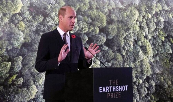 The Duke of Cambridge Prince William welcomes Earthshot Prize winners to COP26.