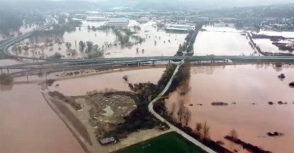 Flash flooding due to sudden heavy rainfall in parts of Bosnia and Herzegovina caused evacuations and significant property damage. The capital Sarajevo bore the brunt of the flooding.