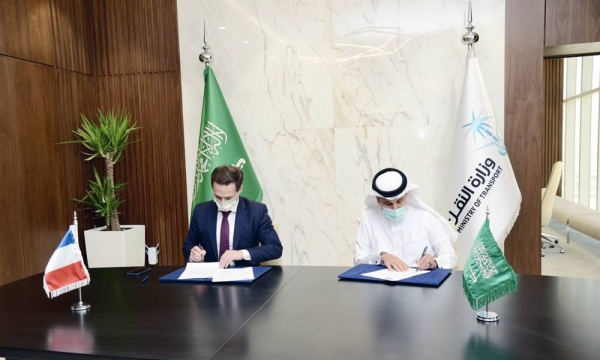 Minister of Transport and Logistics and Chairman of the Board of Directors of the General Authority of Civil Aviation Eng. Saleh Bin Nasser Al-Jasser, signed Sunday with the French Minister of Transport, Jean-Baptiste Gibbari, a joint cooperation agreement between the two countries.