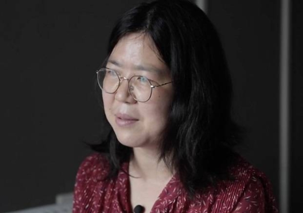 China citizen journalist Zhang Zhan had been described in recent media reports as being 'near death' from her deteriorating health.