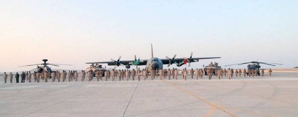 Units from the Royal Saudi Land Forces (RSLF) arrived in the UAE to participate in the 