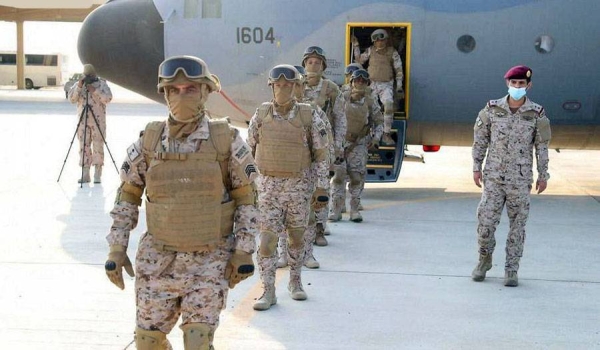 Units from the Royal Saudi Land Forces (RSLF) arrived in the UAE to participate in the 