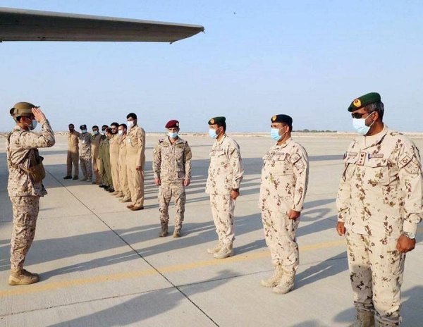 Units from the Royal Saudi Land Forces (RSLF) arrived in the UAE to participate in the 