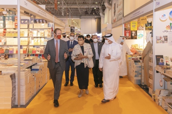 HE Ahmed bin Rakkad Al Ameri, Chairman of the Sharjah Book Authority (SBA), welcomed Dr. Carla Hayden, Librarian of Congress, USA, during her visit to the 40th Sharjah International Book Fair (SIBF) at Expo Centre Sharjah.