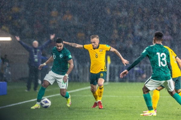 Saudi Arabia ruins Australian homecoming in wet 0-0 draw