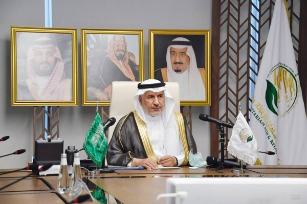 Dr. Abdullah Bin Abdulaziz Al Rabeeah, advisor at the Royal Court and General Supervisor of KSrelief, met here Tuesday with World Food Program officials,
