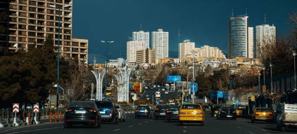 A view of the Iranian capital Tehran.