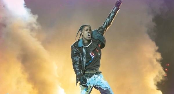 Travis Scott was performing in front of his home crowd in Houston, Texas.