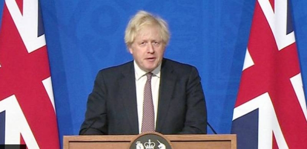 British Prime Minister Boris Johnson on Saturday announced that travel restrictions and face covering have become mandatory 