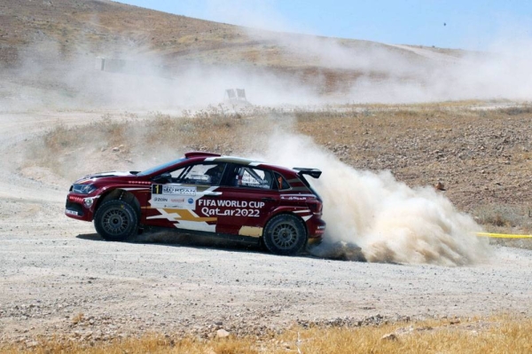 Nasser Saleh Al-Attiyah on his way to a 17th MERC title in 2021.